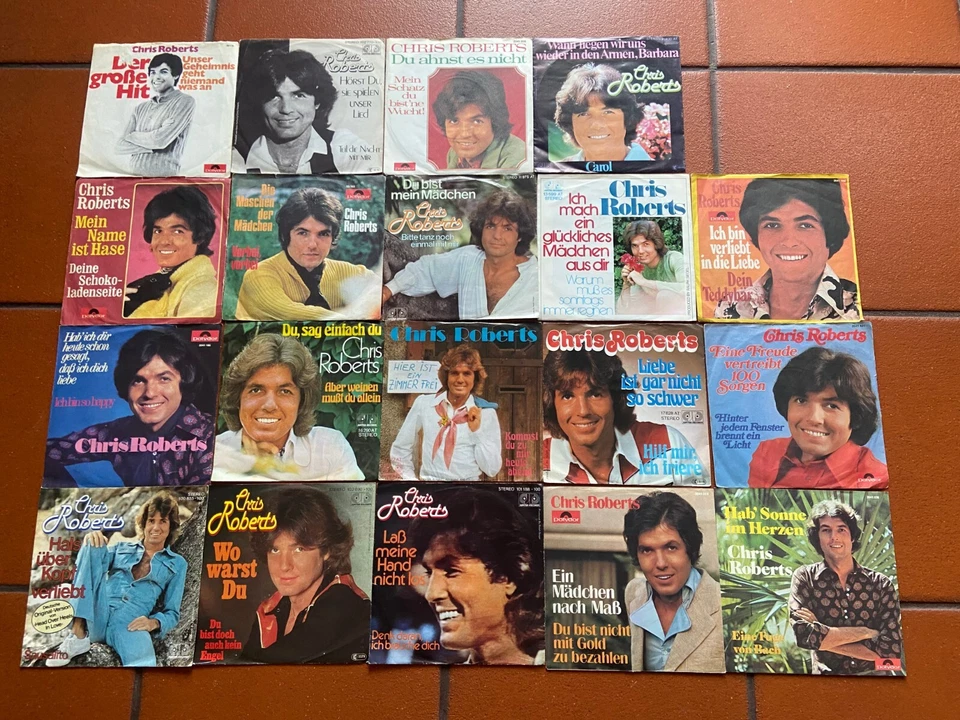 "7" - CHRIS ROBERTS - SAMMLUNG von 19 Stk. Singles !!! - Bild 1 von 1