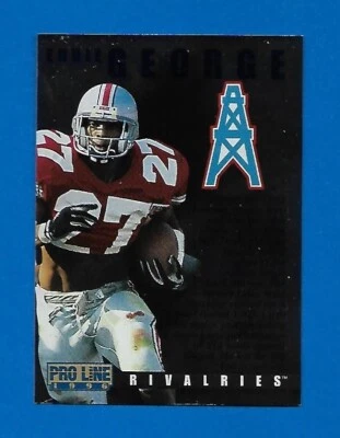 1996 PRO LINE SCORE BOARD RIVALRIES EDDIE GEORGE TIM BIAKABUTUKA #R19 ROOKIE RC - Image 1 of 2