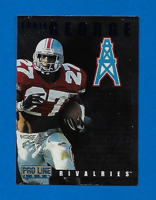 1996 PRO LINE SCORE BOARD RIVALRIES EDDIE GEORGE TIM BIAKABUTUKA #R19 ROOKIE RC - Image 1 of 2