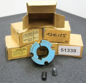 6x Taper-Spannbuchse Taper Bush Type 1310 - 25 Bohrungs-Ø d=25mm Länge L=25,4mm - Bild 1 von 8