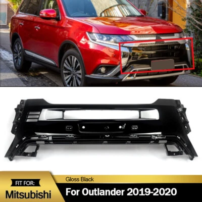 For Mitsubishi Outlander 2019-2020 Front Bumper Cover Grille Panel Plate Insert Foto 1 de 4