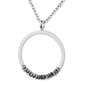 Ernstes Design Anhänger AN1005 mit Hämatit Edelstahl - Bild 1 von 3