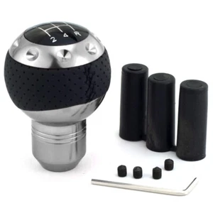 Silver Round Ball Manual MT Gear Stick Shift Knob  Lever Shifter Universal , - Bild 1 von 7