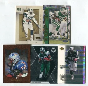 Curtis Martin 5 Football Card Lot HOF NEW YORK JETS ENGLAND PATRIOTS (LOT 31) - Picture 1 of 1
