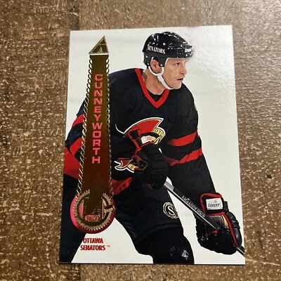 #406 Randy Cunneyworth - Ottawa Senators - 1994-95 Pinnacle Hockey - Image 1 of 2