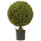 Nearly Natural 5919 27 Inch Boxwood Ball Topiary