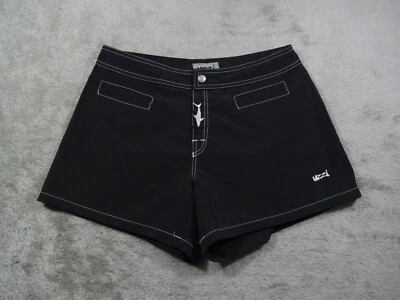 Vintage Uzzi Amphibious Gear Button Shorts Outer Banks Shark Black 31" Waist - Image 1 of 4