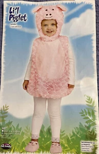Kleinkind Schwein Kostüm, Li'l Ferkel - rosa & weiß, 2-4 Jahre, neu, B3D1 - Bild 1 von 10