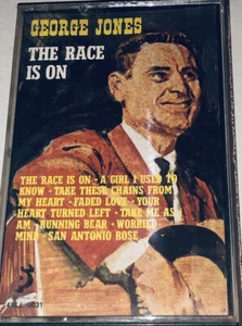 George Jones The Race Is On Country Cassette 1J08 - Picture 1 of 4