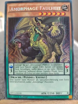 AMORPHAGE FAULHEIT - SHVI-DE030 - Secret Rare / DE 1. Auflage Near Mint  - Bild 1 von 3