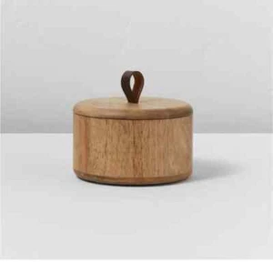 Wood Bathroom Canister by Torero - Picture 1 of 3