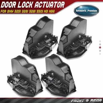 4x Door Lock Actuator for BMW 120i 125i 325i 328i 528i 550i M3 Mini Rear & Front - Image 1 of 4