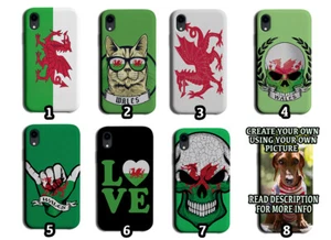 Funda Teléfono Gales Bandera Galesa Símbolo Dragón Persona Diseño Calavera Novedad - Imagen 1 de 1