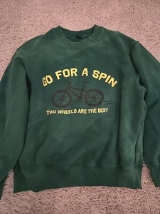 Uniqlo Go For A Spin Sweater Kids Green Size 9 To 10 - Picture 1 of 5