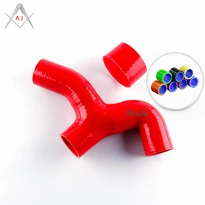 Red Silicone Intercooler Hose Kit For Subaru Impreza WRX GC8 EJ20 EJ22 1996-2000 - Picture 1 of 7