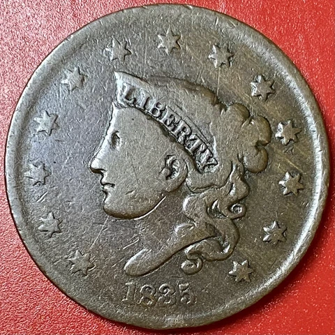 1835 LARGE CENT HEAD OF 1836 Cover