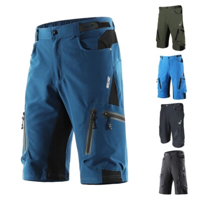 Men's Cycling Shorts Outdoor Sports Loose Fit MTB Downhill Trousers Water Proof - Image 1 of 4