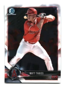 2018 Bowman Chrome Prospects # BCP61 Matt Thaiss - Picture 1 of 2