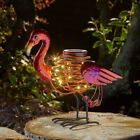 Flamingo Spiralight Bright Garden Lantern Led Solar Powered Spiral Novelty Light