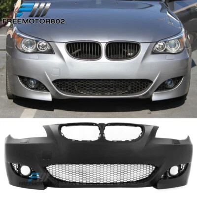 Fits 04-10 BMW E60 E61 5-Series M5 Style Front Bumper Conversion PP Foto 1 de 4