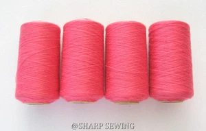 SWISS PINK #841 SPUN POLYESTER SERGER & QUILTING THREAD 4 TUBES 1000 YDS. EACH - Picture 1 of 1
