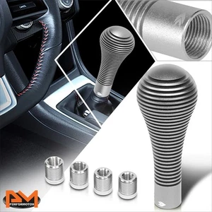 NRG SK-701SL 119mm Tall Heatsink Teardrop Style Shift Knob w/4 Adapters Silver - Picture 1 of 6