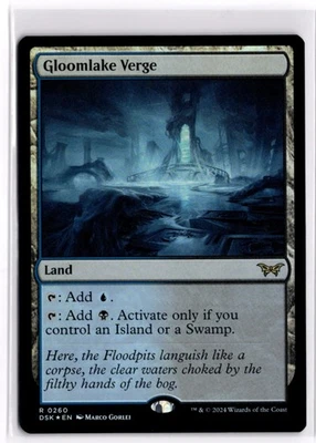Gloomlake Verge Foil Duskmourn: House of Horror LP x1 MTG Magic: the Gathering - Image 1 of 2