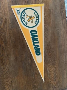 Pennant Vintage MLB Baseball Oakland A's Athletics - Picture 1 of 1