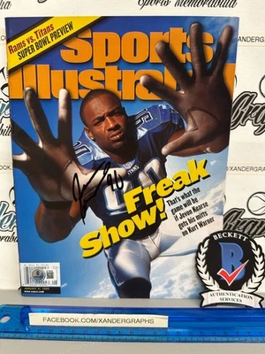 JEVON KEARSE SIGNED AUTOGRAPHED SPORTS ILLUSTRATED SI MAGAZINE-BECKETT BAS COA - Image 1 of 4