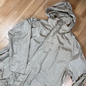 Vintage Polo Ralph Lauren Trench Regenmantel Herren XL beige Nylon lang leicht Kapuze - Bild 1 von 8