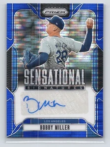 Panini Prizm #SS-BM Bobby Miller Sensational Signatures 2025/49 - Imagen 1 de 2