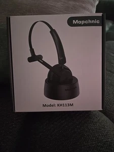 Mopchnic KH113M Black Wireless On the Ear Mono Bluetooth Headset With Manual New - Picture 1 of 1