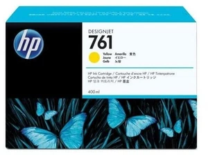 HP 761 TINTENPATRONE GELB YELLOW - CM992A - DESIGNJET T7100 - MHD 2024 - Bild 1 von 3