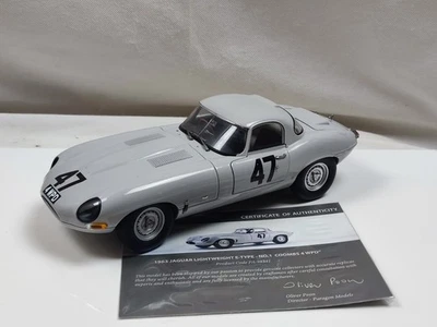Paragon 1/18 1963 PA-98341 - Jaguar Lightweight E-Type Coombs Diecast Model Car - Image 1 of 4