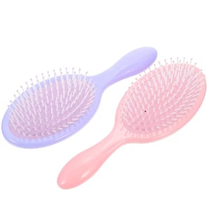 2 Stück Haar Massage Kämme Kunststoff Entwirren Haarstylingbürsten - Bild 1 von 12