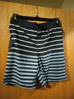 boys volcom anti uv 50+ lido boardshorts med 10/12 slight smudges multicolored  - Image 1 of 4