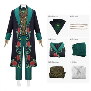 Wicked Fantasia 2025 For Good Fiyero Cosplay Prince Uniform Wizard Costume - Picture 1 of 11