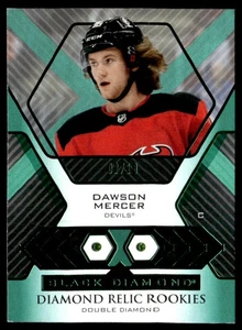 2021-22 Upper Deck Black Diamond Double Relic Rookies Emerald Dawson Mercer - Picture 1 of 2