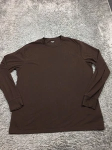 Camicia uomo Old Navy morbida lavata taglia XL marrone misto cotone - Foto 1 di 12