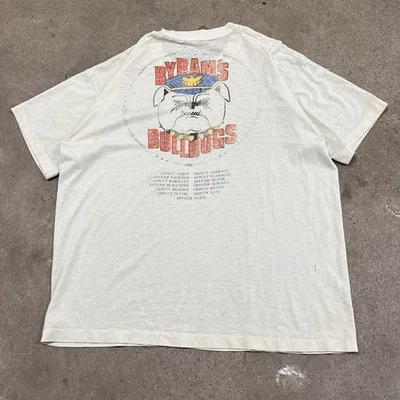 Camiseta Blanca De Colección Años 90 Talla XL Papel Pistola Fina Rango Gráfico T Puntada Única Grunge Foto 1 de 4