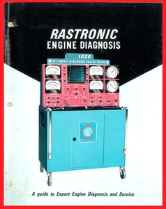 SUN 1020 Tester Scope Machine Rastronic Engine Diagnosis Instruction Manual Book - Picture 1 of 16