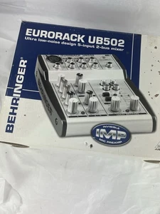 BEHRINGER EURORACK UB502 MIXING BOARD NIB - Picture 1 of 5