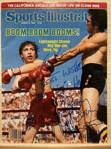 RAY ""BOOM BOOM"" MANCINI SIGNIERTE MAGAZININSCHRIFT Sports illustriert 1982 - Bild 1 von 3