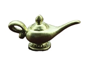 Puppenhaus Miniatur 1/12 Maßstab goldfarben Genie Stil Lampe SK066 - Bild 1 von 1