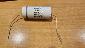 Cornell Dublier BUDROC 0.5uf (0.5MFD) 600V Capacitor - Bild 1 von 1