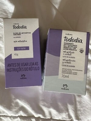 Natura Rollon Desodorante Antitranspirante Todododia Algodão 70毫升 + 手部消毒剂 — 第 1/2 张图片