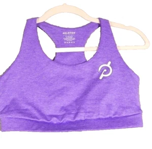 Reggiseno sportivo medio Peloton viola erica con spalline ritaglio nuovo con etichetta - Foto 1 di 5