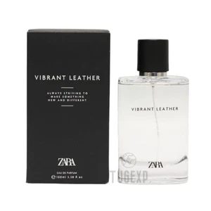 Zara Vibrant Leather Original Eau De Parfum Herrenduft Edp 100 ml 3,4 flüssig... - Bild 1 von 8
