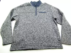 Eddie Bauer 1/4 Zip Pullover Fleece Shirt Mens XXL Hiking Outdoor Hunting - Picture 1 of 12
