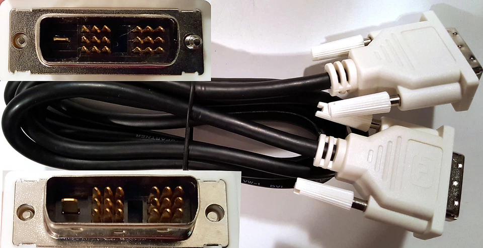 NEW 6 Foot DVI-D Male Display Graphics Cable PC Mac ATI NVidia DVI Digital Video - Image 1 of 1